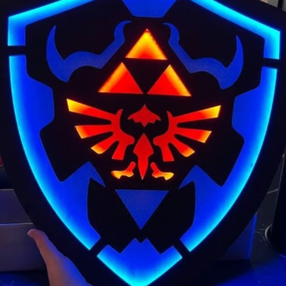The Legend of Zelda LED wall lamp.LED night light remote control lamp
